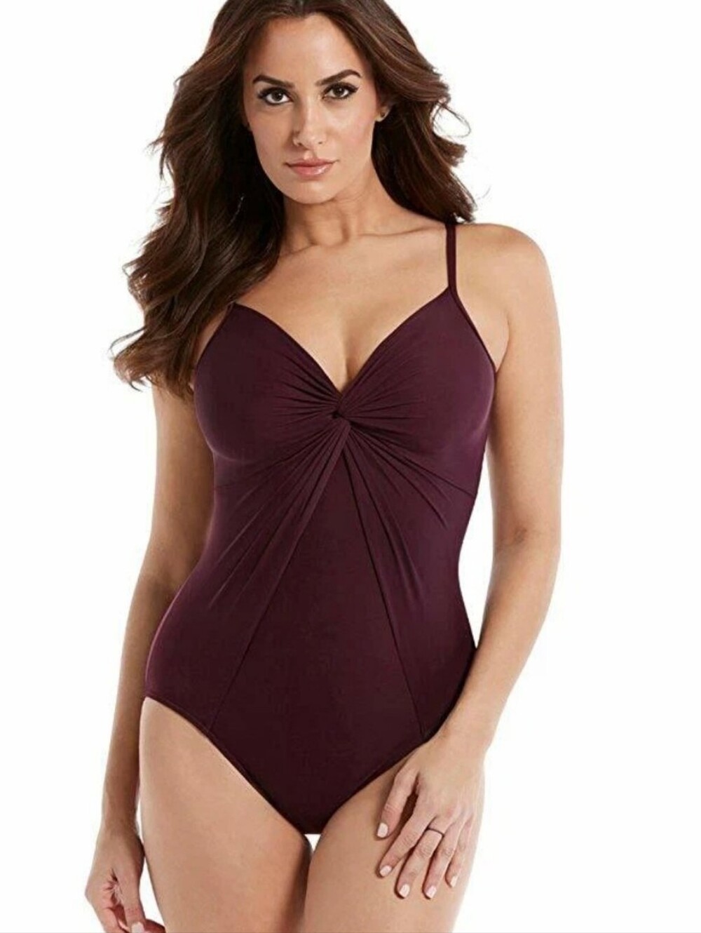 Miraclesuit Shiraz Love Knot One Piece NWT Swimsuit 14DD
